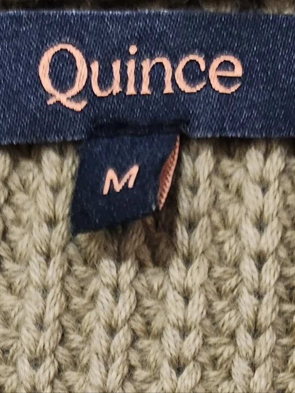 Quince 100% Organic Cotron Fisherman Boxy Cropped Cardigan